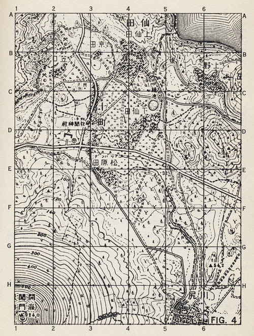 [Figure 4: Japanese Map, Mountain Terrain]