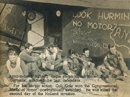 [101st Airborne Division: Glider with graffiti]