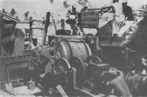 [Figure 390. Diesel-powered concrete mixer.]